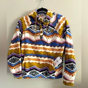 VINTAGE BILLABONG FLEECE- OUTDOORS PULLOVER FLEECE HOODIE🔥🔥 Size M!